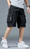 IMG 109 of Cargo Shorts Men Summer Loose Casual Pants ins Korean Trendy Hip-Hop Pocket knee length Shorts