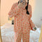 IMG 103 of Pajamas Women Long Sleeved Cardigan Two-Piece Sets Japanese insStrawberry Adorable Student Loungewear Outdoor Sleepwear