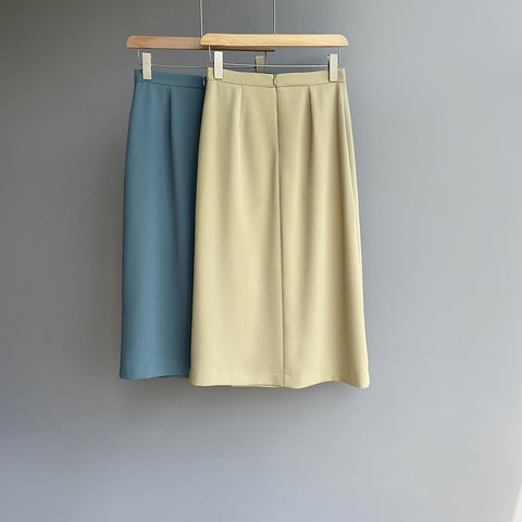 IMG 144 of Sets Korean Short Sleeve Blazer Tops Splitted Skirt Outerwear