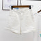 Img 6 - Summer Korean High Waist Straight Denim Shorts Women Loose Slim Look A-Line Hot Pants