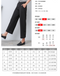 Img 10 - Thin High Waist Wide Leg Women Slim-Look Black Student Korean Ankle-Length Loose Casual Long Straight Pants