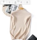 Img 16 - Half-Height Collar Women Slimming Knitted Sweater