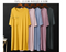 Modal Cotton Pyjamas Women Pregnant Woman Summer Round-Neck Long Dress Plus Size Loose Loungewear Sleepwear