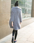IMG 125 of Long Women Europe Coat Trendy Hot Selling Outerwear