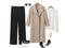 IMG 106 of Europe Solid Colored Coat Mid-Length Wool Women Outerwear