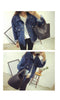 Img 3 - Denim Women Korean Loose Long Sleeved Harajuku bfCollege Tops Jacket