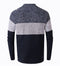 IMG 107 of Tops Handsome Cardigan Knitted Jacket Sweater No Collar Outerwear