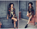 Img 9 - Europe Three-Quarter Length Sleeves Printed Cultural Style Short Women Jacket