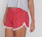 IMG 104 of Popular Women Lace Printed Elastic Waist Shorts Beach Pants Shorts